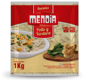 MENDIA ravioles verdura x1Kg