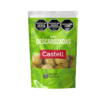 CASTELL aceituna verde descarozada x150g