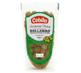 CEBILA aceitunas verdes rellenas x180g