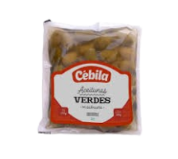 CEBILA aceitunas verdes x100g