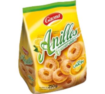 GAONA galletitas anillo limon 210/220g
