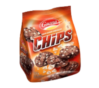 GAONA galletita chocolate con chips blancos x230g