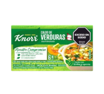 KNORR caldo verdura x6Un.