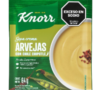 KNORR sopa crema arvejas con chile