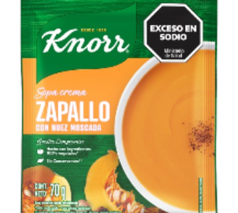 KNORR sopa crema zapallo con nuez moscada