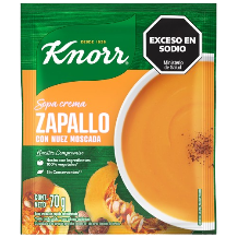KNORR sopa crema zapallo con nuez moscada
