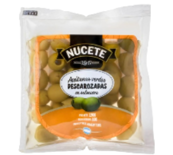 NUCETE aceitunas verde descarozada x80g