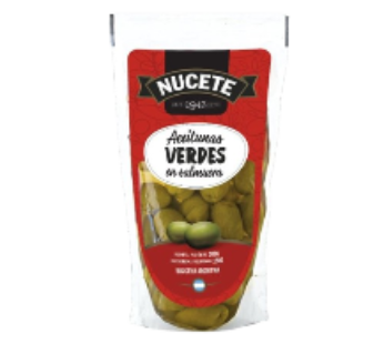 NUCETE aceitunas verdes x180g