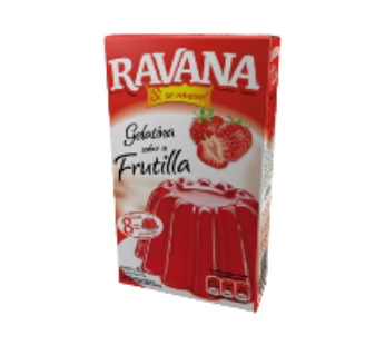 RAVANA gelatina frutilla x40g