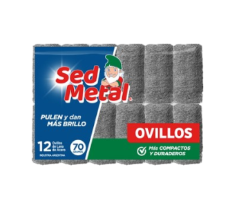 SED METAL ovillos 12Un. x70g