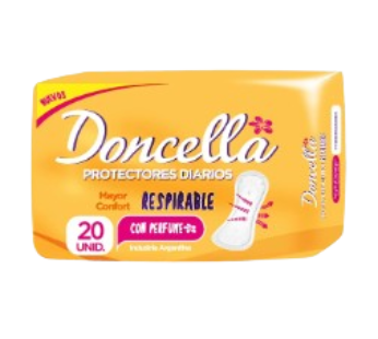 DONCELLA protector pocket con perfume x20Un.