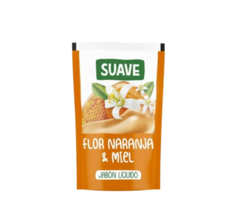 SUAVE jabon tocador liquido miel/flor naranja x220cc