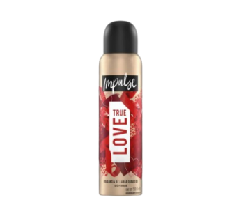 IMPULSE desodorante true love (150ml) x96g