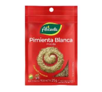 ALICANTE pimienta blanca molida x25g