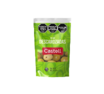 CASTELL aceituna verde descarozada x400g