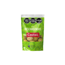 CASTELL aceituna verde descarozada x400g