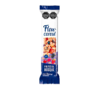 FLOW barra cereal frutos del bosque x23g