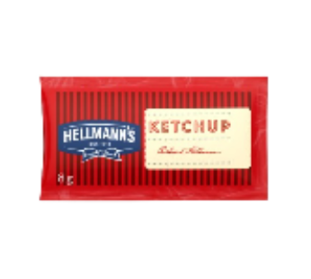 HELLMANNS ketchup porcion 196Un. x8g