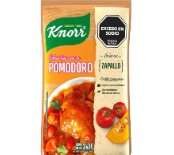 KNORR salsa pomodoro con zapallo x340g