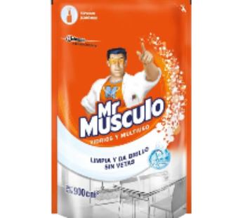 MR.MUSCULO limpiador liquido vidrio multiuso x900cc