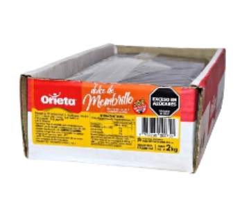 ORIETA dulce membrillo cajon x2Kg