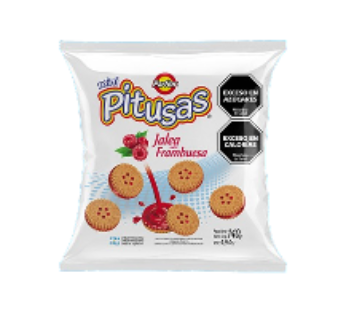 PITUSAS galletita mini jalea x140g