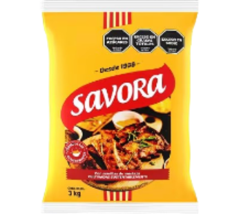 SAVORA mostaza bolsa x3Kg