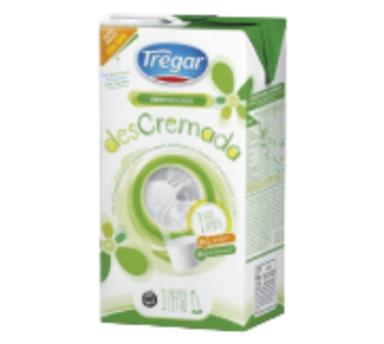 TREGAR leche UAT descremada x1Lt