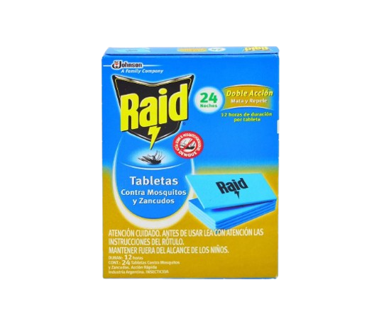 RAID vape tabletas x24Un.