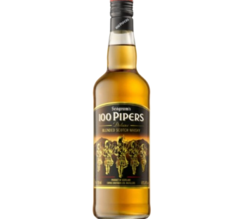 100 PIPERS whisky x750cc