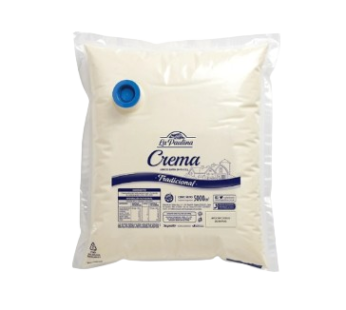 PAULINA crema leche pouch x5Lt