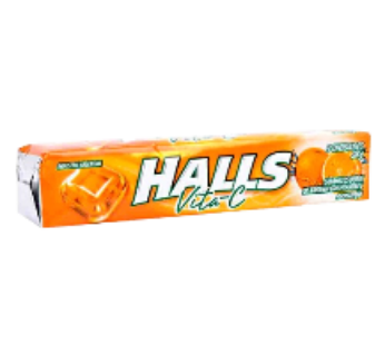 HALLS pastilla vitamina C naranja x12Un.