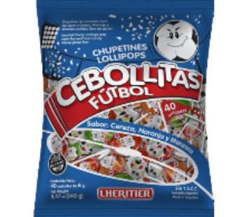 LHERITIER chupetines cebollitas x40Un.