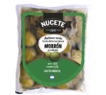 NUCETE aceitunas verdes rellenas x100g