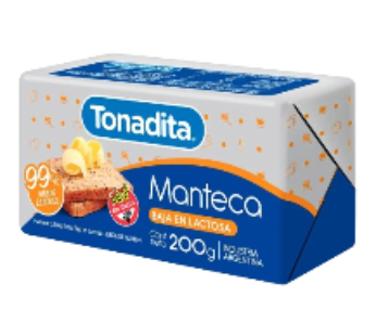 TONADITA manteca baja lactosa x200g