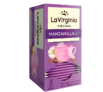 VIRGINIA te manzanilla con anis x25 saquitos