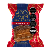 AGUILA alfajor minitorta brownie x71.5g