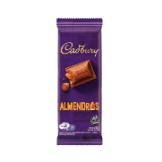 CADBURY chocolate con almendras x82g