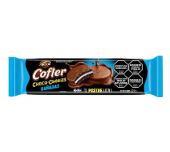 COFLER galletitas bañadas choco cookies x132,8g