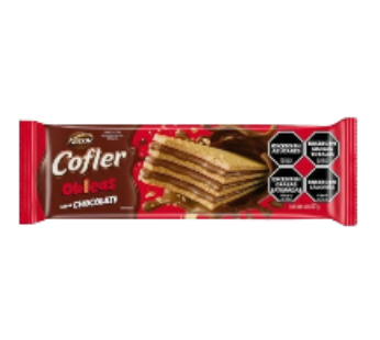 COFLER galletitas obleas vainilla chocolate x87g