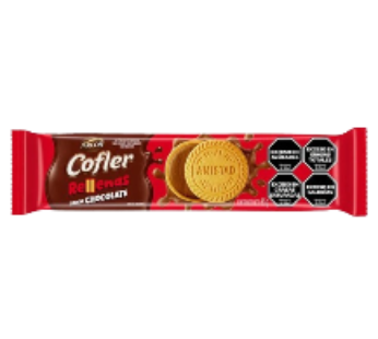 COFLER galletitas rellenas vainilla chocolate x85g