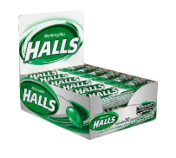 HALLS pastillas free menta sin azucar x12Un.