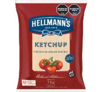 HELLMANNS ketchup bolsa x3Kg