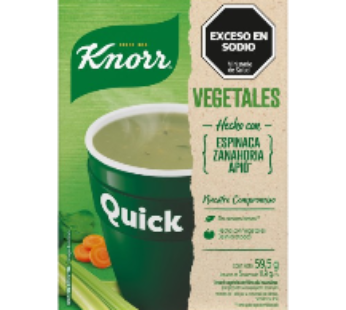 KNORR QUICK sopa vegetales