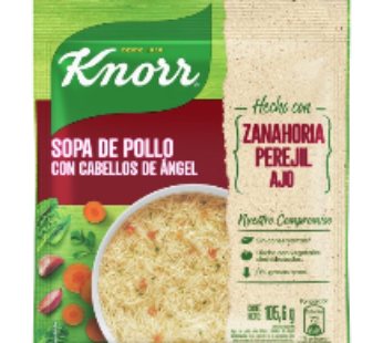 KNORR sopa casera pollo con cabello angel