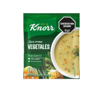 KNORR sopa crema vegetales