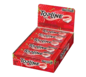 TOP LINE chicle fruta x20Un.