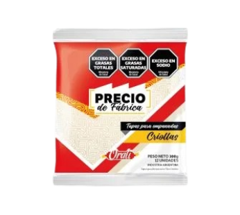 PRECIO DE FABRICA tapas empanada criolla x12Un.