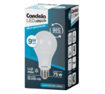 CANDELA lampara led 9w