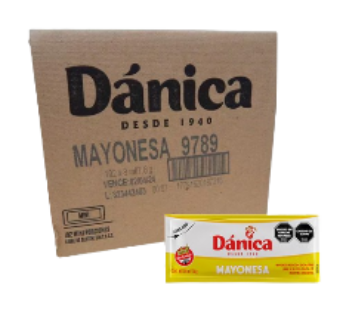 DANICA mayonesa porcion 192Un. x8g